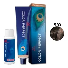 Wella Color Perfect 5-0 Castanho Claro 60g Foto mini 2