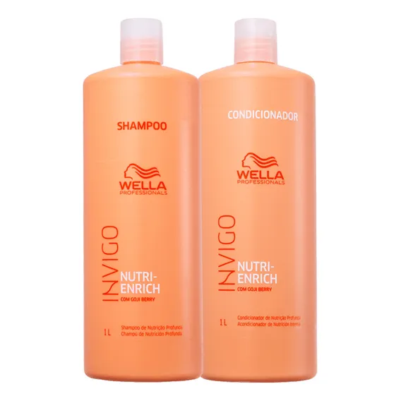 Wella Invigo Nutri-enrich Shampoo + Condicionador 1l Foto 1