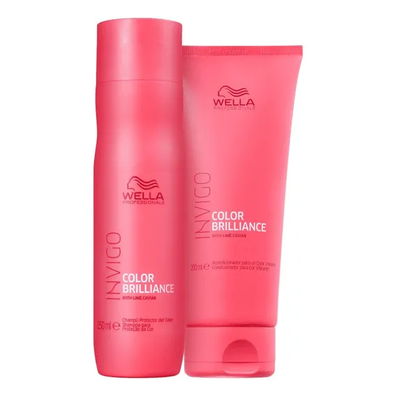 Wella Kit Invigo Brilliance Shampoo 250ml + Cond 200ml Foto 1