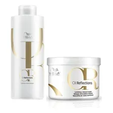 Wella Kit Shampoo 1L E Máscara 500Ml Oil Reflections Wella Kit Foto  mini 1