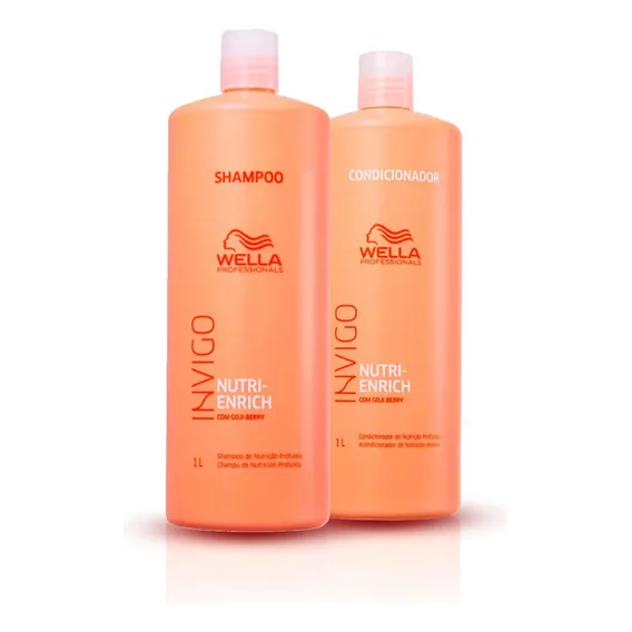 Wella Kit Shampoo E Condicionador 1L Nutri Enrich - Wella Foto 1