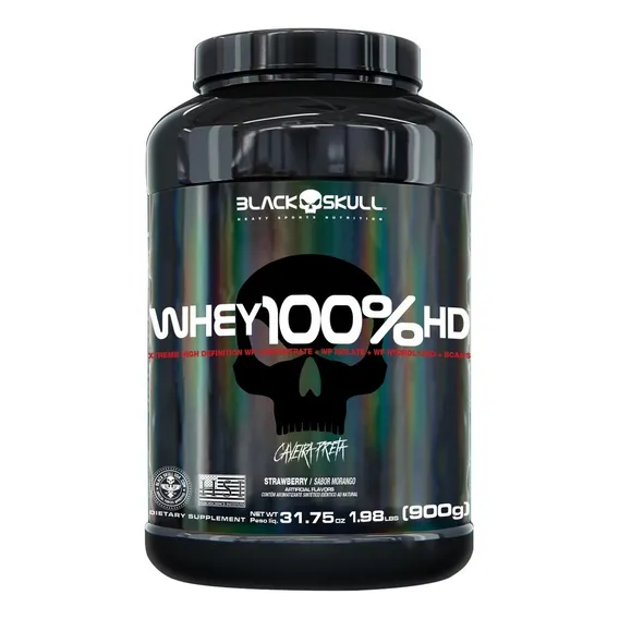 Whey 100% Hd Isolado Concentrado E Hidrolisado - 900g Sabor Chocolate Foto 1