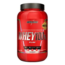 Whey 100% Pure 900gr - Whey Concentrado - Integralmédica Sabor Morango Foto  mini 1
