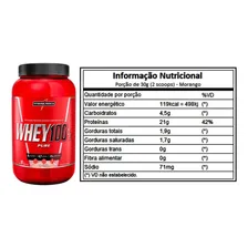 Whey 100% Pure 907g Sabor Morango + Creatina 300g - Integral Médica Foto mini 2
