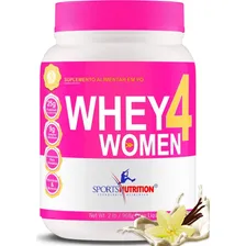 Whey 4 Women 900g Sports Nutrition Sabor Baunilha Foto mini 1