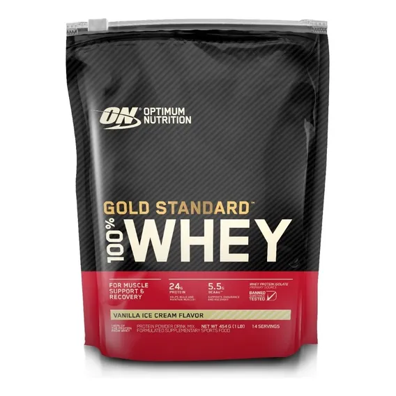 Whey Gold Standard 1,00 Lbs 454g Baunilha Optimum Nutrition Foto 1