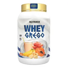 Whey Grego 900g - Nutrata - 2w Whey Concentrado/hidrolisado Sabor Vitamina de frutas Foto mini 1