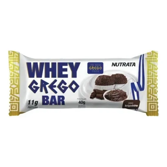 Whey Grego Bar Nutrata - Brigadeiro - 40g Foto 1
