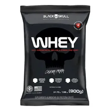 Whey Isolado Hidrolisado Conc. 900g Black Skull Sabor baunilha Foto mini 1