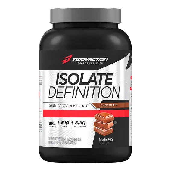 Whey Isolate Definition - 900g Chocolate - Body Action Foto 1