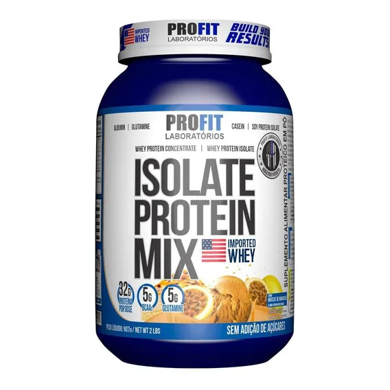 Whey Isolate Protein Mix Pote 907g - Profit Foto 1