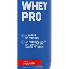 Whey Pro Concentrado Pote 1kg - Max Titanium Sabor Morango Foto mini  2