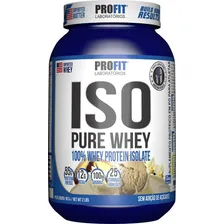 Whey Protein 100% Isolado - Iso Pure Whey 907g - Profit Labs Baunilha Foto mini 1