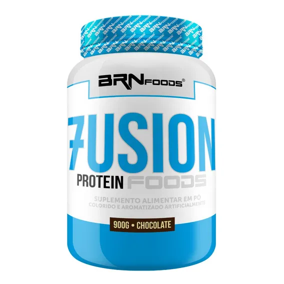 Whey Protein 7usion Protein Foods - 900g - Brn Foods Sabor Chocolate Foto 1