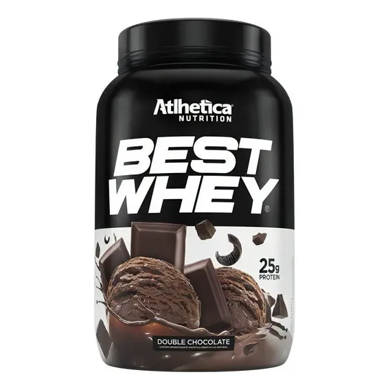 Whey Protein Best Whey 900g Double Chocolate Atlhetica Foto 1