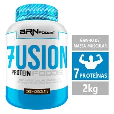 Whey Protein Blend BRN Foods - Pote 2kg Sabor Chocolate Foto mini 2
