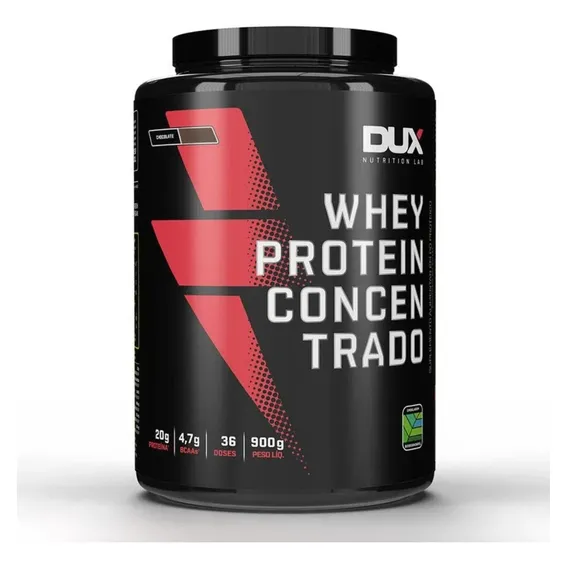 Whey Protein Concentrado Banoffee Dux Nutrition 900g Foto 1
