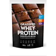 Whey Protein Grassfed Sabor Chocolate Belga 900g Puravida Foto mini  3