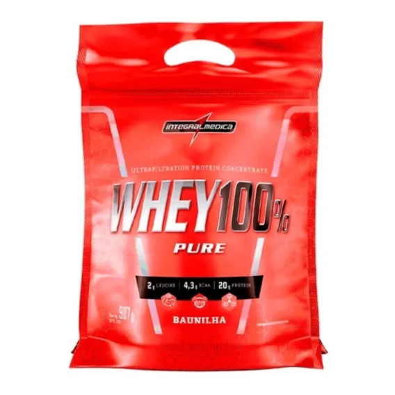 Whey Protein Integralmédica Cookies Refil 100 Pure 907g Foto 1