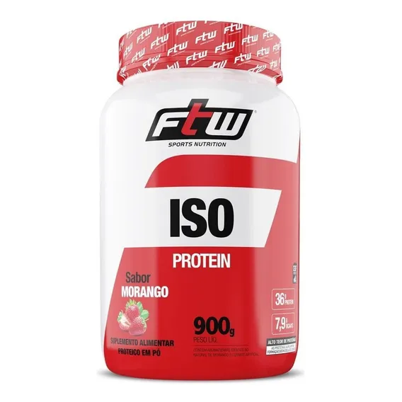 Whey Protein Iso Pote 900g Ftw - Whey Protein Isolado Foto 1