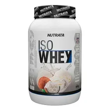 Whey Protein Iso Whey Isolado 900g Nutrata Sabor Coco Foto mini 1