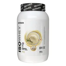 Whey Protein Iso Whey Isolado 900g Sabores Nutrata Sabor Baunilha Foto mini 1