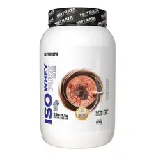 Whey Protein Iso Whey Isolado 900g Sabores - Nutrata Sabor Chocolate Foto  mini 1