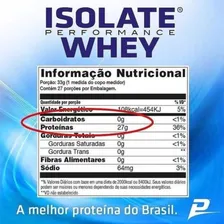 Whey Protein Isolado 909g Iso Whey - Performance Nutrition Sabor Neutro Foto mini 4