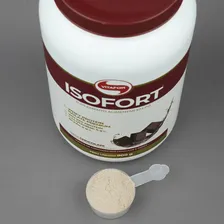 Whey Protein Isolado Isofort Chocolate Pote 900g Vitafor Foto mini 2