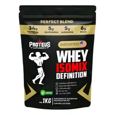 Whey Protein Isolate Protein Mix Black - Sabor Baunilha - Proteína Isolada E Concentrada - 34g De Proteína Por Porção - Proteus Supplements - Sachê / Refil De 1kg - Suplemento Alimentar Em Pó Foto  mini 1