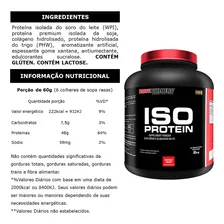 Whey Proten Isolado 2kg + Coqueteleira Sabor Morango Foto mini  2