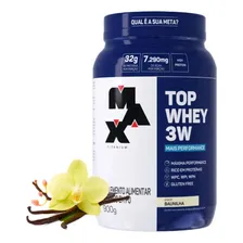 Whey Top Hidrolisado Isolado Concentrado 900g Sabor Baunilha Sabor Whey De Baunilha Foto  mini 1