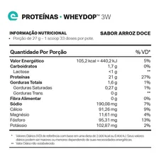 Wheydop 3w 900g - Elemento Puro - Sabores | Sabor Arroz Doce Foto mini  2