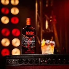 Whisky Ballantine's Finest Ac/Dc Edição Limitada Raro 750ml Foto mini 3