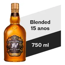 Whisky Escocês Blended Chivas Regal XV Garrafa 750ml Foto mini  2