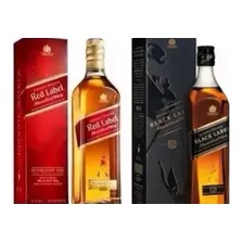 Whisky Jhonnie Walker - Red Label 1l + Black Label 1l Foto mini  2