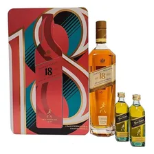 Whisky Johnnie Walker 18 anos 750 com 2 miniatura Blue Label 50 Foto mini 3
