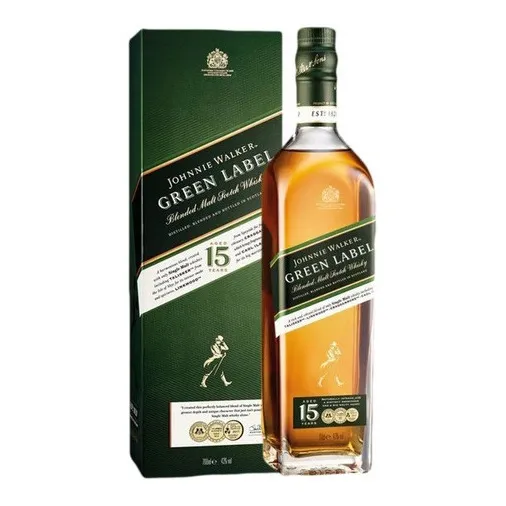 Whisky Johnnie Walker Green Label - 750ml Original Foto 1