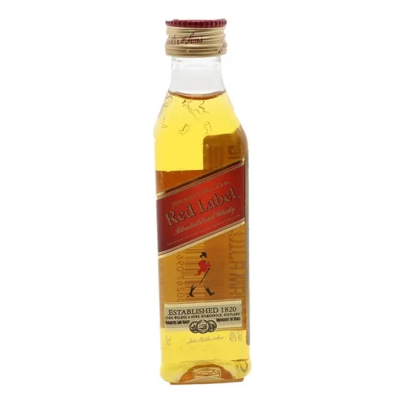 Whisky Johnnie Walker Red Label 50ml Foto 1
