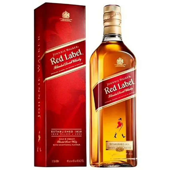 Whisky Red Label 1L Johnnie Walker Original Foto 1