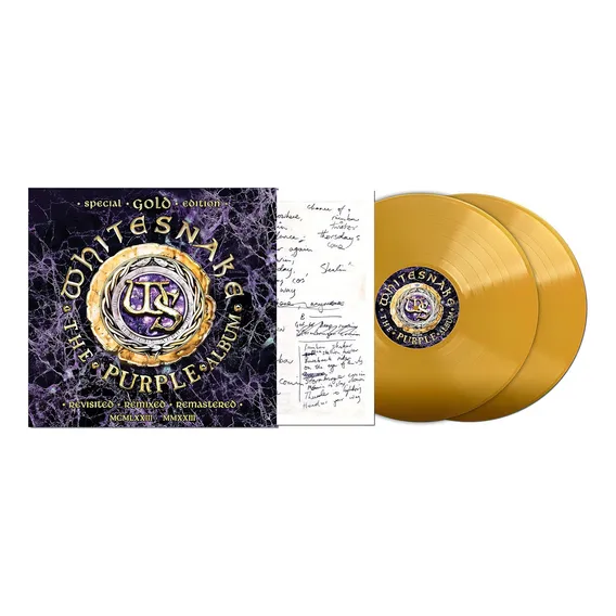 Whitesnake Purple Album Special Gold Edition 2 Lp´s Vinil Versão Do Álbum Edição Limitada Foto 1