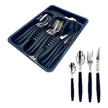 Wincy Faqueiro Inox Jogo Conjunto Talheres Kit 24 Peças Foto mini 2