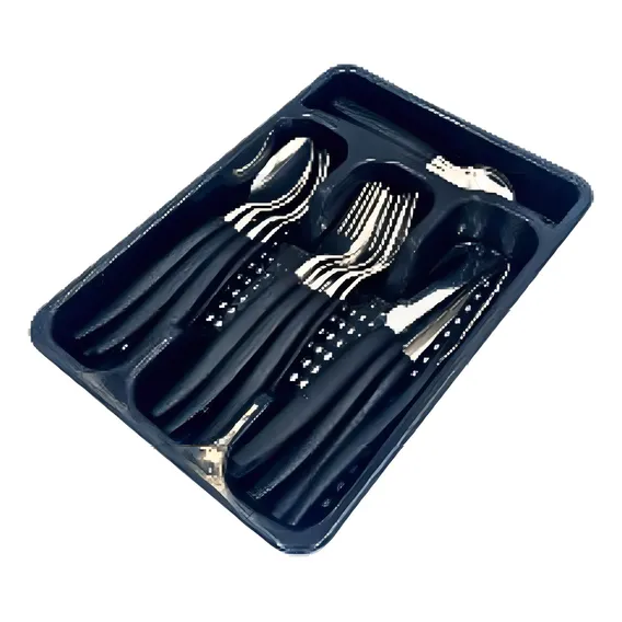 Wincy Faqueiro Inox Jogo Conjunto Talheres Kit 24 Peças Foto 1
