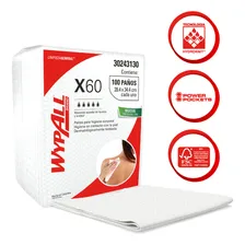 Wiper Wypall X60 Banho Leito Higiene Corporal C/200 Unidades Foto mini 2