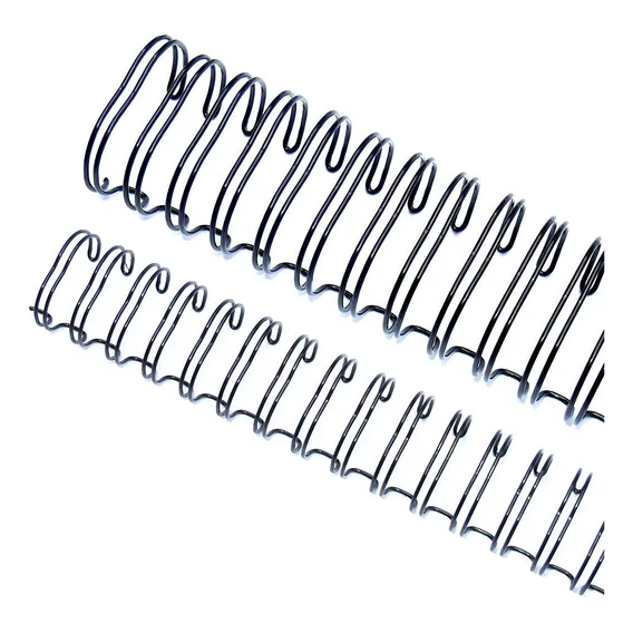 Wire-o Para Encadernação 3x1 A4 Preto 1/2 Para 95 Fls 100un Foto 1