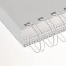Wire-o Para Encadernação 2x1 A4 Branco 1 1/4 270 Fls 25un Foto mini 3