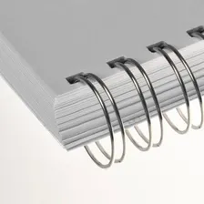 Wire-o Para Encadernação 2x1 A4 Prata 3/4 Para 140 Fls 50un Foto mini 2