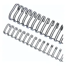 Wire-o Para Encadernação 2x1 A4 Preto 3/4 Para 140 Fls 50un Foto mini 1