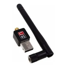 Wireless Adaptador Usb Wifi Sem Fio Lan B/g/n Antena Foto mini 2