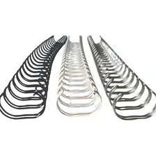 Wireo Garra Duplo Anel 9/16 Para 110fls A4 3x1 Preto 100un Foto mini 1